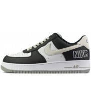 Nike Air Force 1 Low Logo Black Grey