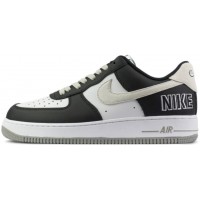 Nike Air Force 1 Low Logo Black Grey