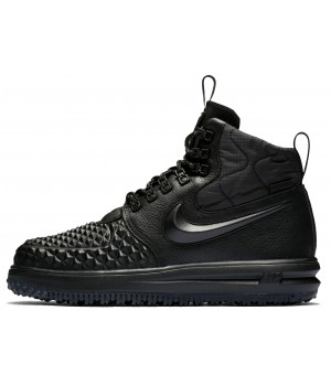 Nike Air Force 1 Lunar Duckboot All Black с мехом Nike Air Force 1 Lunar Duckboot All Black с мехом