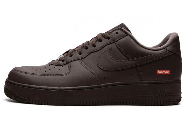 Nike Air Force 1 Supreme Mini Box Logo Brown