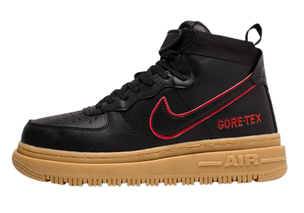 Nike Air Force 1 Gore Tex Black Red Plus