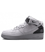 Nike Air Force 1 Mid Reigning Champ Dark Grey с мехом