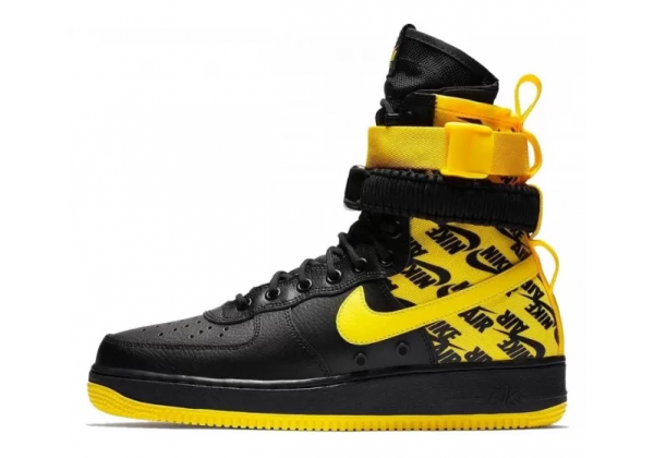 Nike Air Force 1 SF High Black Yellow