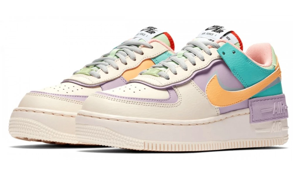 nike w air force 1 shadow pale ivory pink