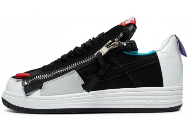 Кроссовки Acronym x Nike Lunar Force 1 SP Zip Grey Black