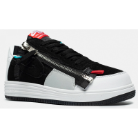 Кроссовки Acronym x Nike Lunar Force 1 SP Zip Grey Black