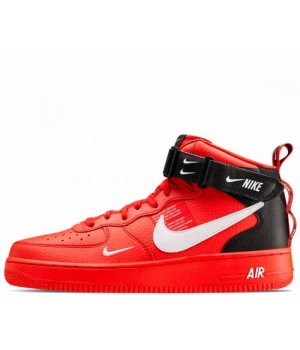 Nike Air Force 1 '07 LV8 Mid Utility Red/Black