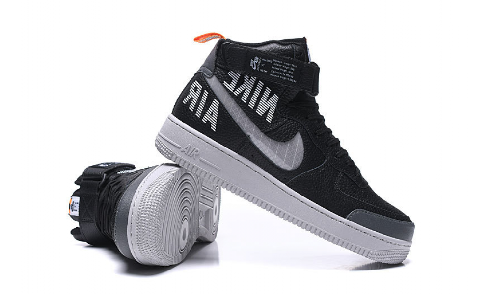 grey and black air forces