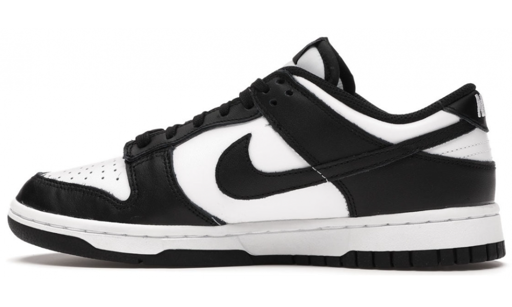 nike black and white dunk low