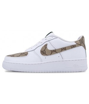 Nike Air Force 1 Gucci белые