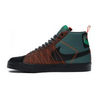 Nike SB Zoom Blazer Mid PRM темно-зеленые утепленные