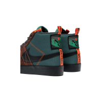 Nike SB Zoom Blazer Mid PRM темно-зеленые утепленные