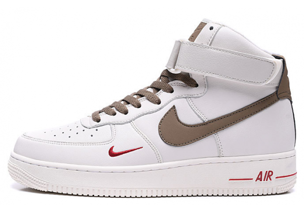 Nike Air Force 1 High White Grey Red