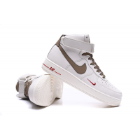 Nike Air Force 1 High White Grey Red