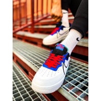 Кроссовки Air Force 1 Nike Low React GS White