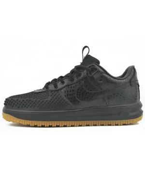 Кроссовки Nike lunar force 1 duckboot low черные