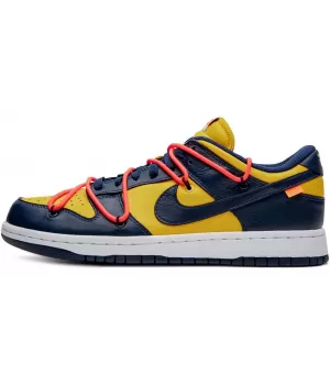 Nike X Off-White Dunk Low University Gold
