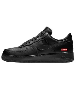 Кроссовки Nike Air Force 1 Supreme черные