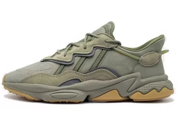 Adidas Ozweego Khaki с мехом